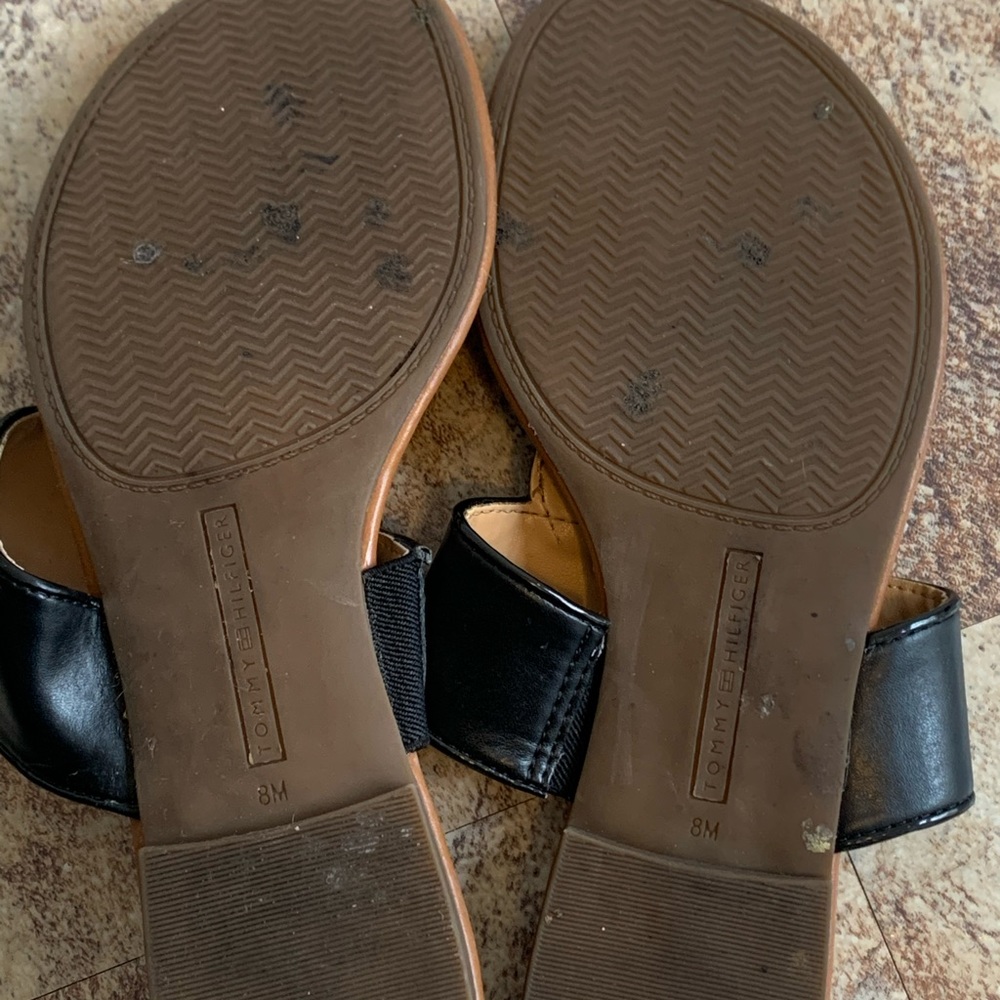 Tommy Hilfiger Cute Black Sandals - Picture 6 of 6
